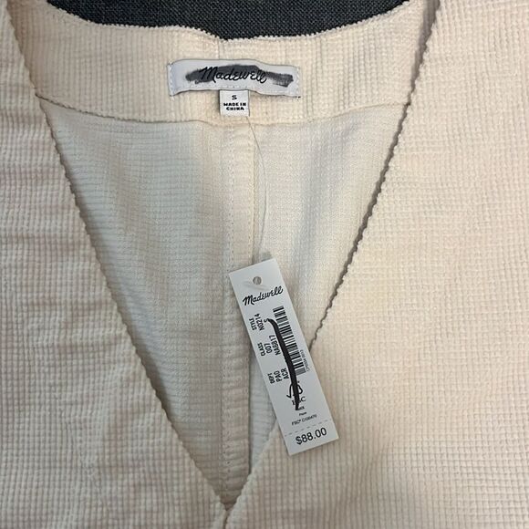 Madewell Waffle-Knit Relaxed V-Neck Top - Picture 6 of 7